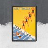 Plakát Austrálie surf club A4 - 21x29,7 cm