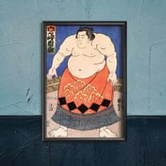 Vintage Posteria Retro plakát Sumo Wrestler A3 - 29,7x42 cm