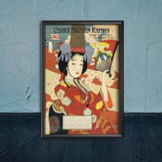 Vintage Posteria Dekorativní plakát Osaka A4 - 21x29,7 cm
