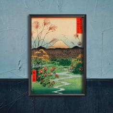 Vintage Posteria Dekorativní plakát Otsuki Plain v Kai provincií A4 - 21x29,7 cm