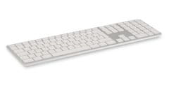 LMP Bezdrátová klávesnice pro Mac s numerickým blokem CZ, hliníková, stříbrná