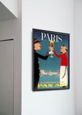 Vintage Posteria Dekorativní plakát Paříž french air A2 - 42x59,4 cm