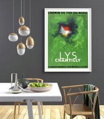Vintage Posteria Dekorativní plakát Francie chantilly A4 - 21x29,7 cm
