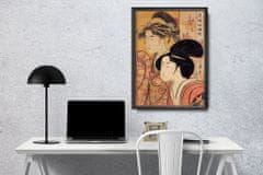 Vintage Posteria Dekorativní plakát Dvě krása s bambusem A1 - 59,4x84,1 cm