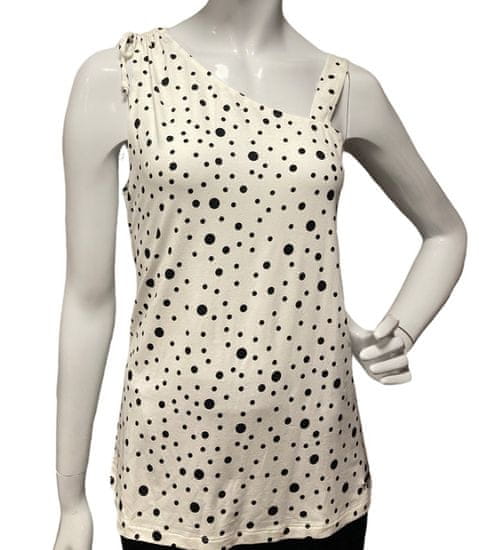 Sophia Perla puntíkaté tričko bez rukávů na ramínka Velikost: 38