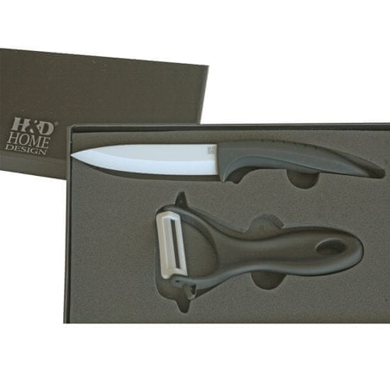 H&D HOME DESIGN Keramický nůž s keramickou škrabkou