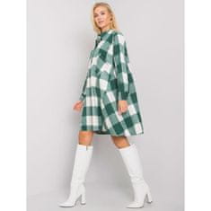 Ex moda Dámské šaty kostkované košilové SOVVINA zeleno-bílé EM-SK-559.13X_378503 Univerzální