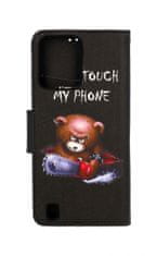 TopQ Pouzdro Realme C31 knížkové Don´t Touch méďa 74853