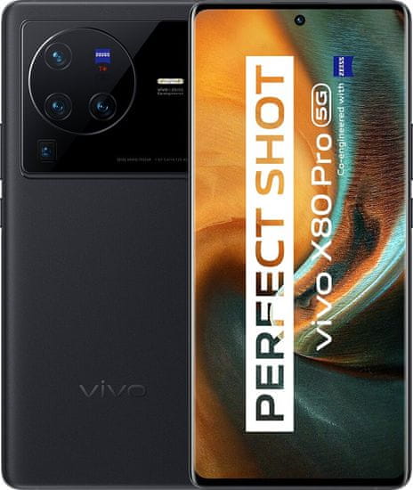 Vivo X80 Pro, 12GB/256GB, Cosmic Black