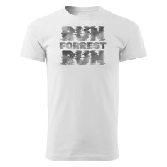 Grooters Pánské tričko Forrest Gump - Run Forrest Run Velikost: XS