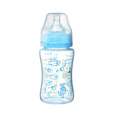 BabyOno Antikoliková láhev se širokým hrdlem 240ml Farba: Modrá