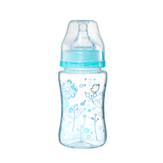 BabyOno Antikoliková láhev se širokým hrdlem 240ml Farba: Modrá