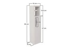 Dalenor Koupelnová skříňka Star, 65 cm, bílá