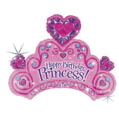 Grabo Fóliový balónek Happy Birthday Princess 86cm