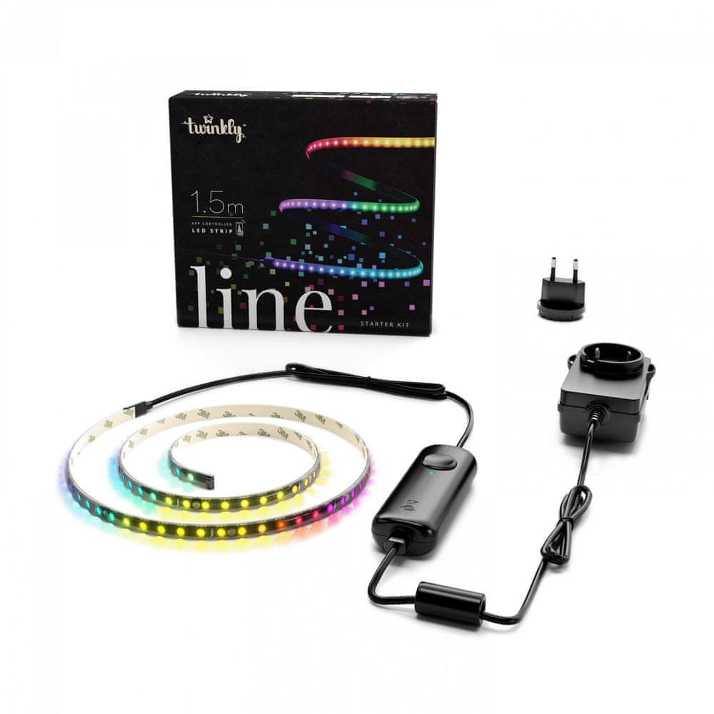 Levně Twinkly LINE RGB 100LED pásek, 1,5m, W