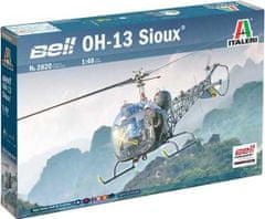 Italeri  Model Kit vrtulník 2820 - OH-13 Sioux Corean War (1:48)