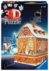 Ravensburger Svítící 3D puzzle Noční edice Perníková chaloupka 216 dílků