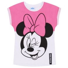 Růžové tričko s krátkým rukávem Minnie Mouse DISNEY, 9 let 134 cm