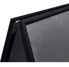 PRINTCARE Oboustranné reklamní áčko, reklamní tabule A2 / 420 x 594 mm, černá
