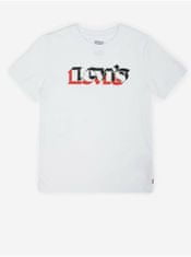 Levis Bílé dětské tričko Levi's 140