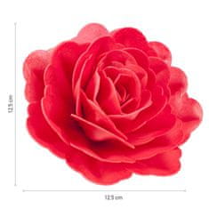 Dekora Jedlý cukrový obří květ růže 12,5cm 