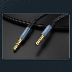 Joyroom SY-10A1 3.5mm Jack stereo kabel do auta 1m Dark blue