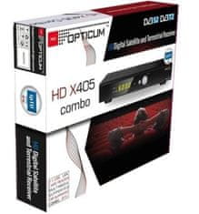 Opticum RED HD X405 combo, 2x CA, LAN, 2xUSB, HDMI
