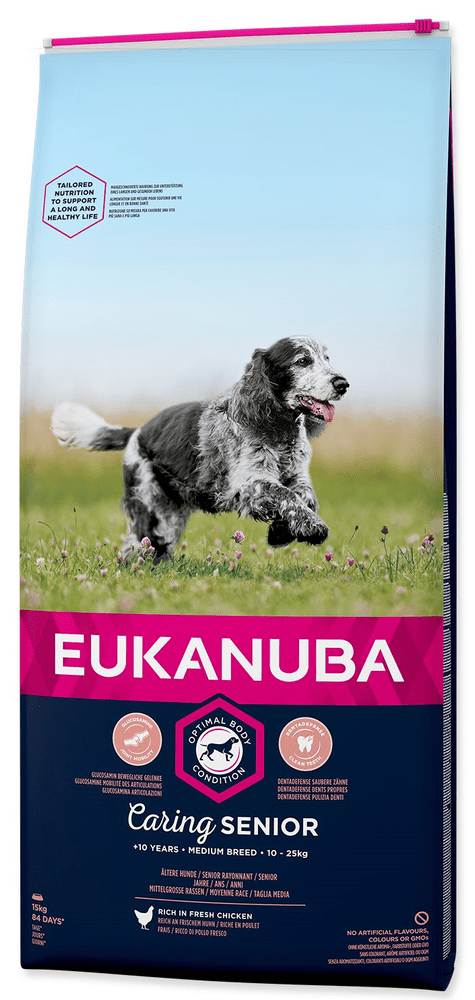 Levně Eukanuba Senior Medium Breed 15 kg