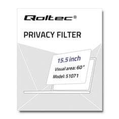 Qoltec Privátní filtr RODO pro MacBook Pro Touch Bar 15,5" (2016-2018)