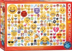 EuroGraphics Puzzle Emoji: Jaká je tvá nálada? 1000 dílků