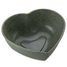 Koziol Kuchyňská miska ve tvaru srdce HERZ, organic nature, tmavě zelená