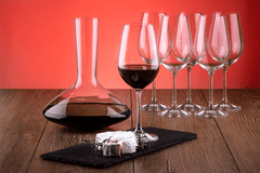 Konsimo Sklenice na víno 450ml 6ks průhledný VIOLA 