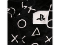 Černobílý dětský župan PlayStation, 7-8 let 128 cm 