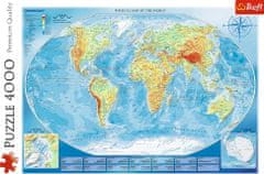 Trefl Puzzle Velká mapa světa 4000 dílků