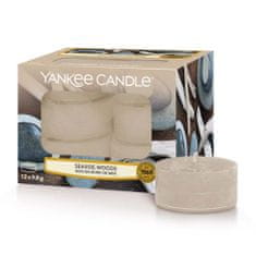 Yankee Candle čajové svíčky Seaside Woods (Přímořská dřeva) 12 ks