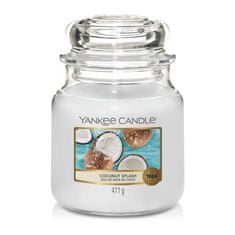 Yankee Candle vonná svíčka Coconut Splash (Kokosové osvěžení) 411g