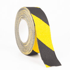 Heskins Vysoce abrazivní protiskluzová páska PERMAFIX ALU - kotouč žlutá, 75 mm x 18 m - 75 mm x 18 m - Kód: 17205