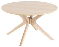 Design Scandinavia Konferenční stolek Duncan, 80 cm, dub
