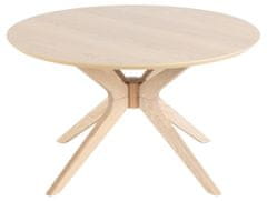 Design Scandinavia Konferenční stolek Duncan, 80 cm, dub
