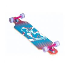 TWM longboard Compact 83 x 22 cm modrý/růžový