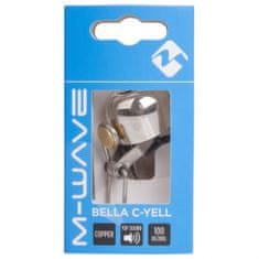 TWM Bella C-Yell zvonek na kolo stříbrný/měděný 30 mm