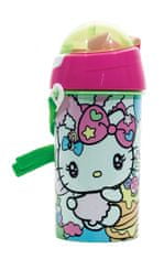 TWM Hello Kitty hrnek na pití 400 ml růžový / zelený