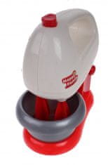 TWM dětský kuchyňský robot červený a bílý 16 cm