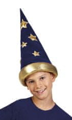 TWM Čarodějnický klobouk junior 43 cm modrý