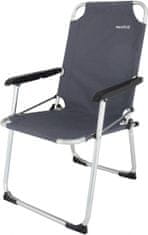 TWM Kempingová židle Moita 90 x 55 cm antracitová hliníková