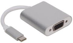 TWM USB 3.1 typ C adaptér - VGA samice 20 cm bílá