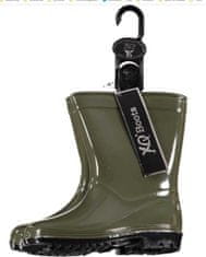 TWM Juniorské gumové zelené polovysoké boty do deště, velikost 25
