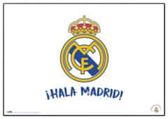 TWM Podložka na psací stůl Real Madrid 34,5 x 49,5 cm PVC bílá