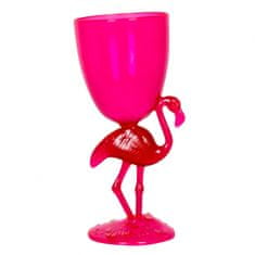 TWM Flamingo junior hrnek na pití 18 cm růžový 40 cl