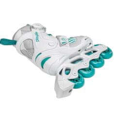 TWM inline brusle Light Breeze 82A white/turquoise velikost 29/32